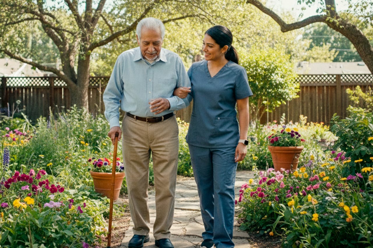 Acompañamiento en casa y exteriores a adulto mayor