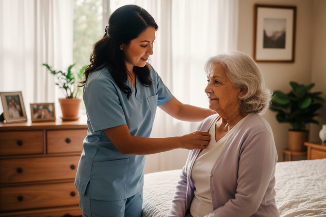 Asistencia personal y de higiene al adulto mayor