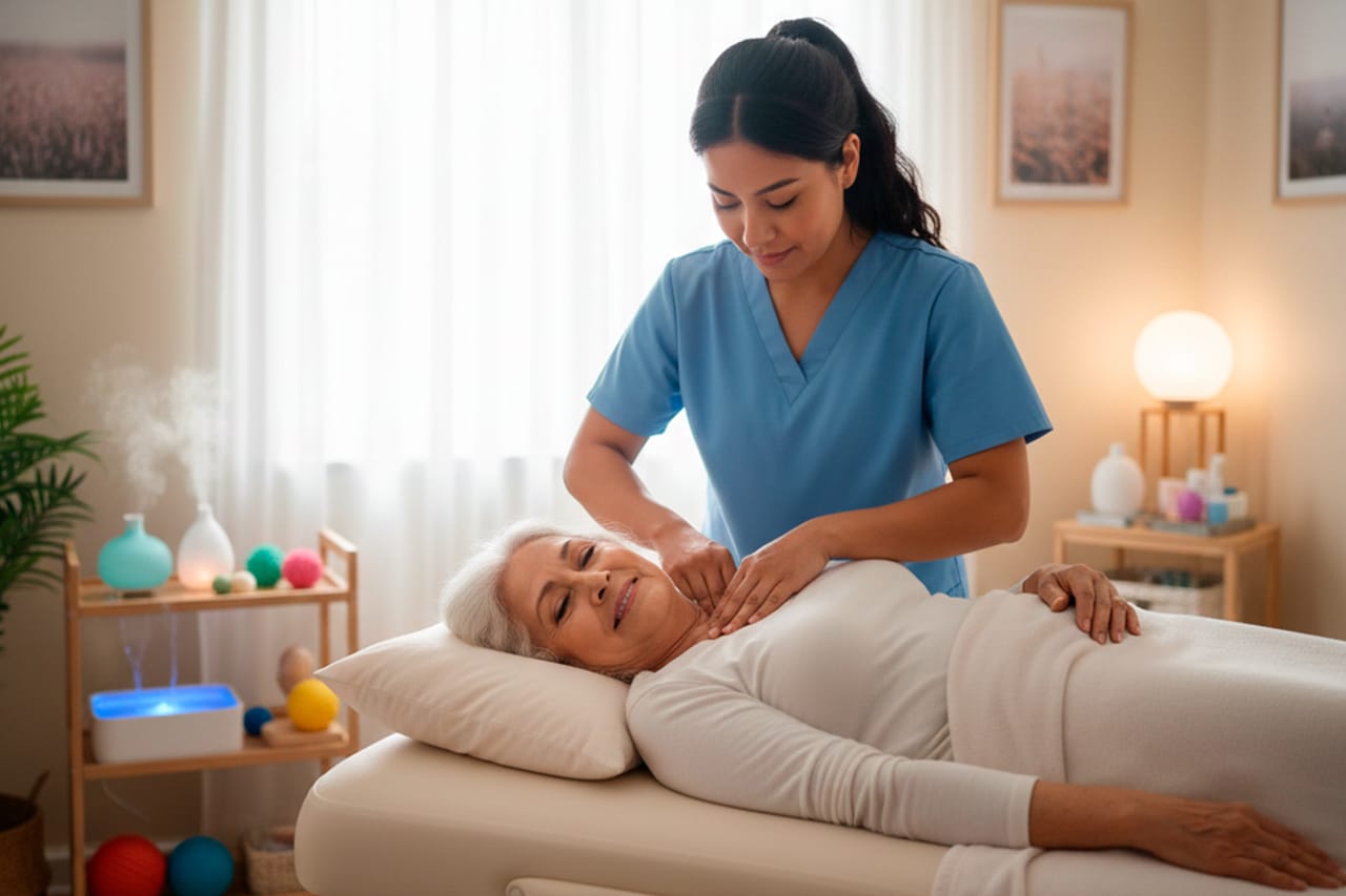 Masajes y actividades especiales al adulto mayor