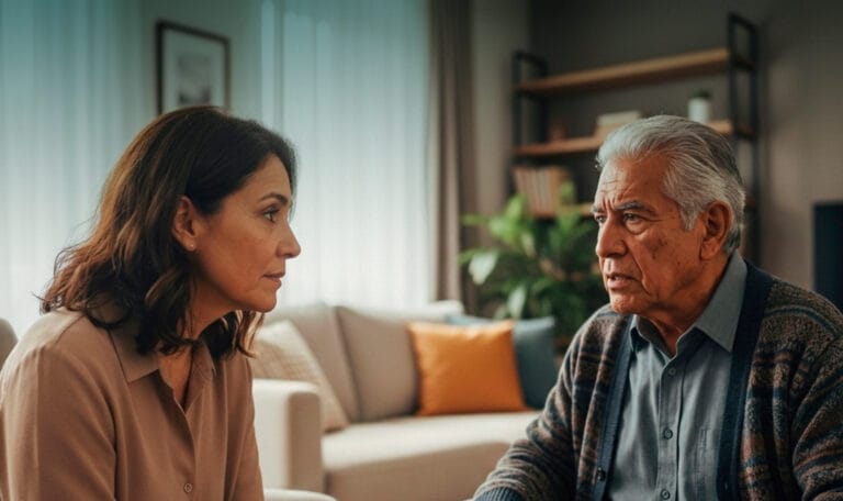 adulto mayor rechaza ayuda