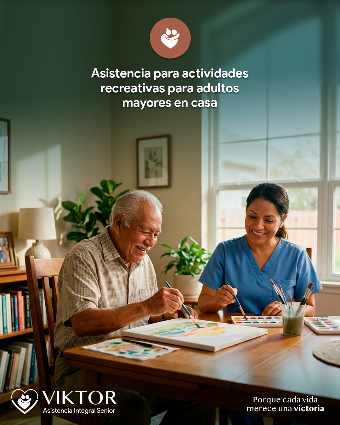 Asistencia para actividades recreativas para adultos mayores en casa Asistencia para actividades recreativas para adultos mayores en casa
