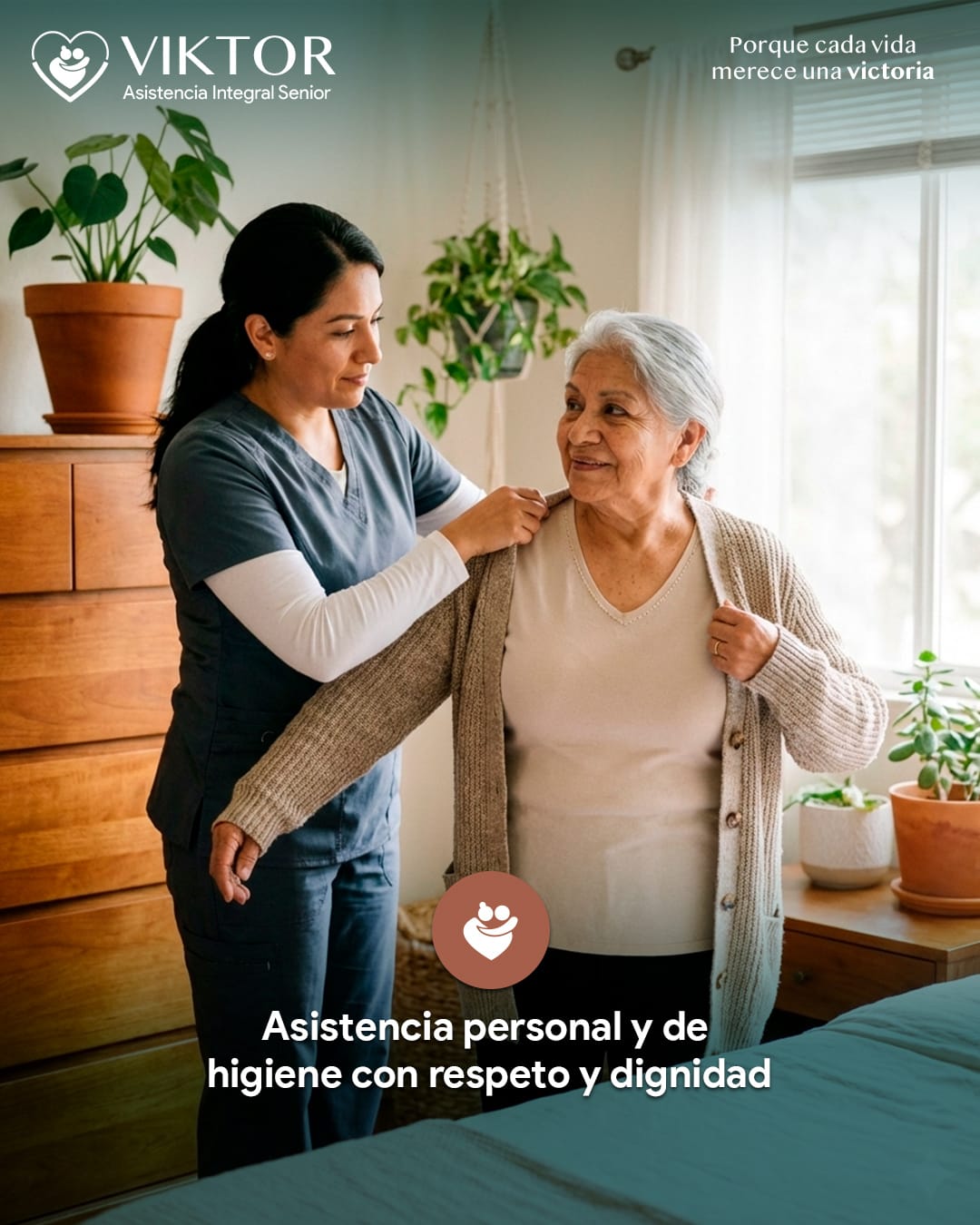 Asistencia personal y de higiene con respeto y dignidad Asistencia personal y de higiene con respeto y dignidad