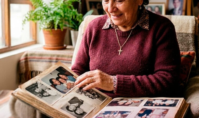 Mujer envejece con dignidad