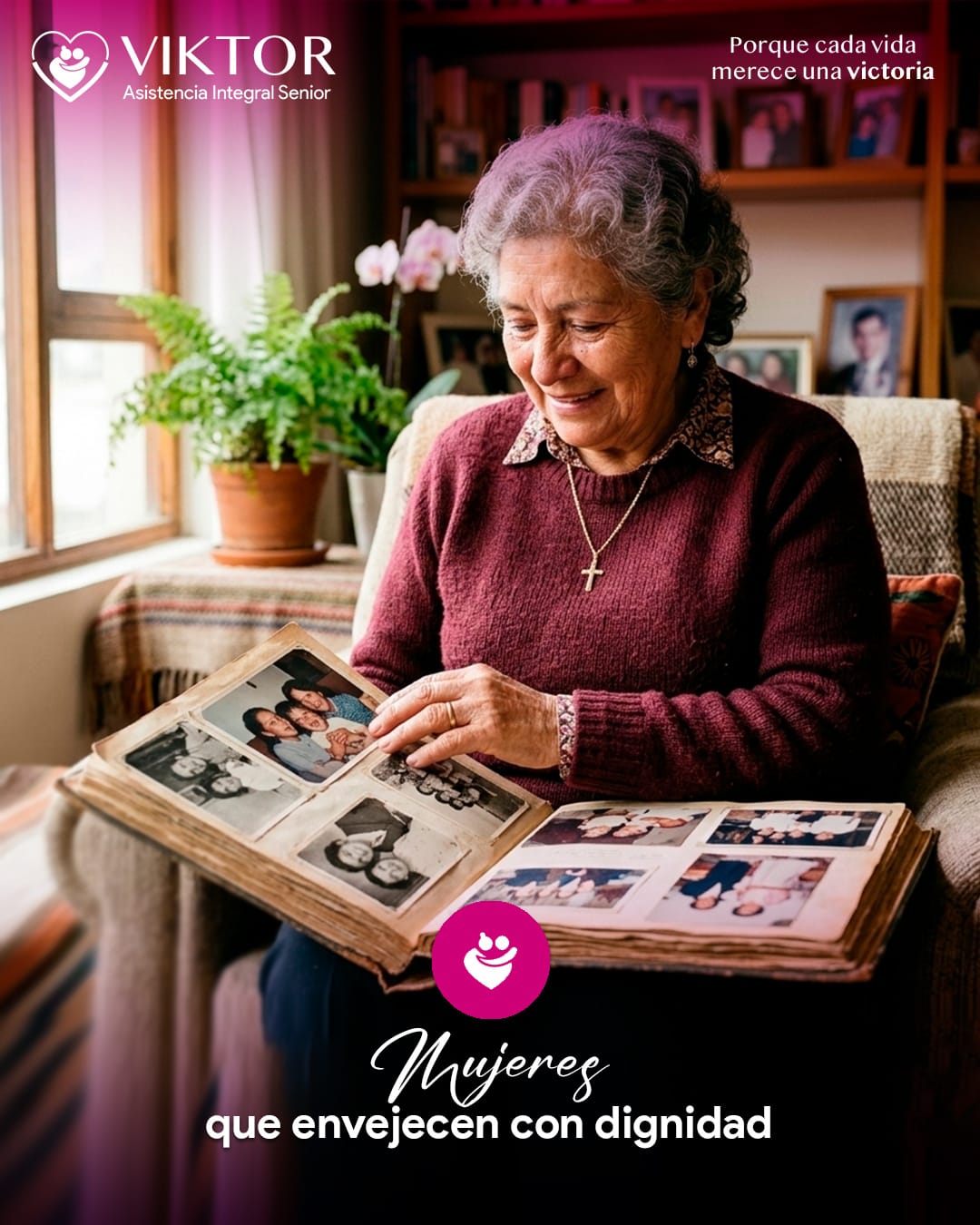 Mujer envejece con dignidad Mujer envejece con dignidad