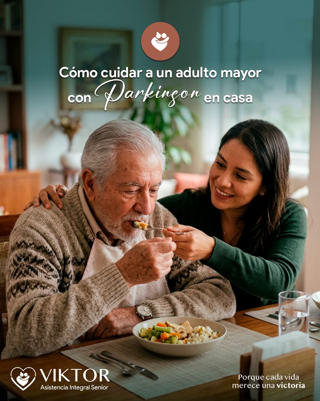 cuidar adulto mayor con Parkinson