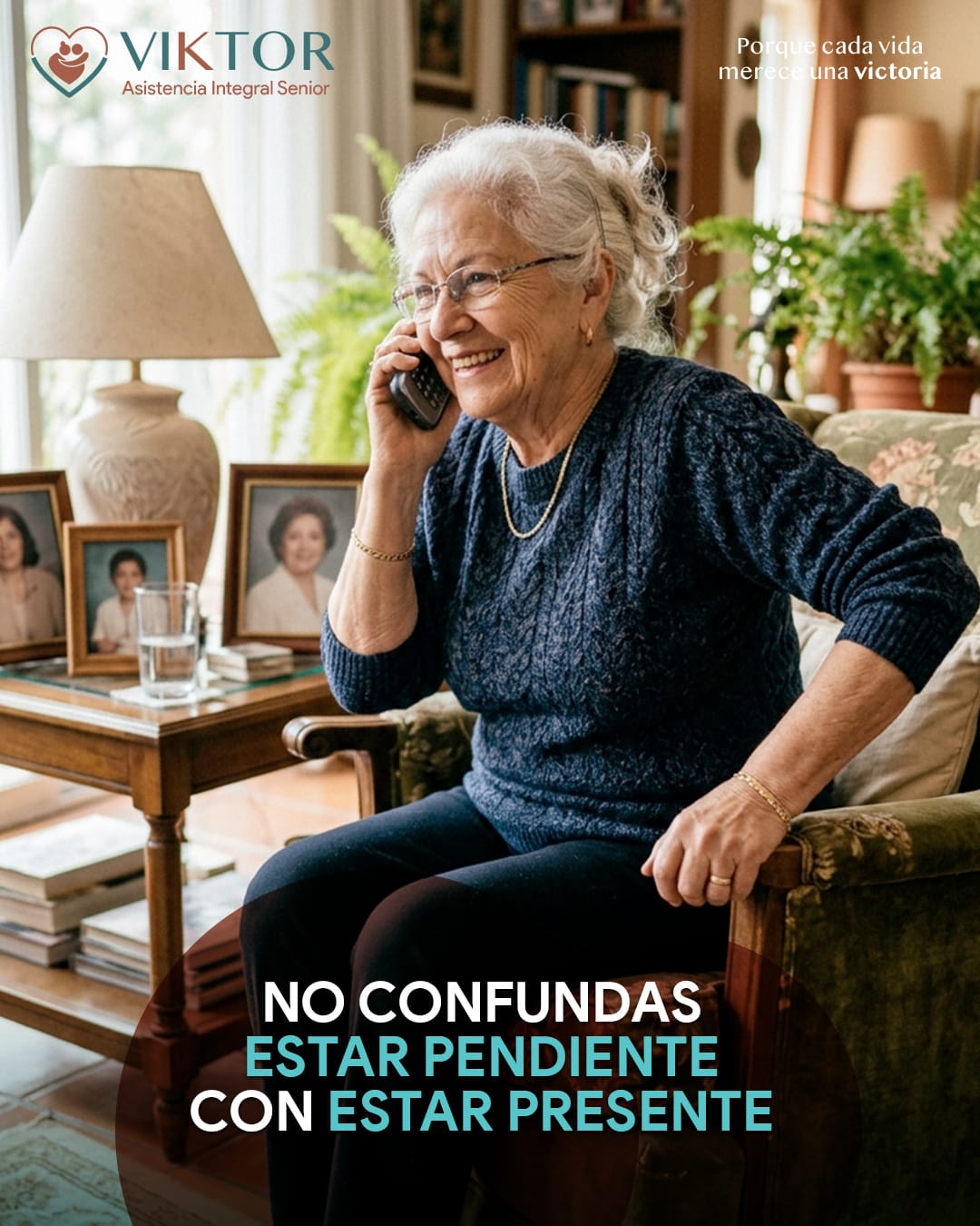 No confundas estar pendiente con estar presente