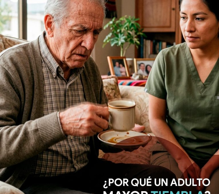 ¿Por qué un adulto mayor tiembla?