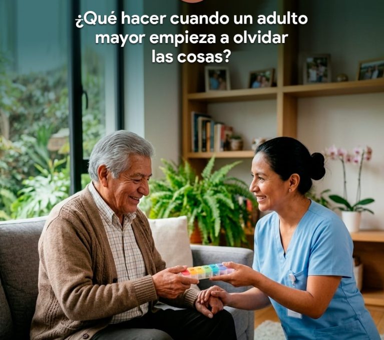 Cuando un adulto mayor empieza a olvidar