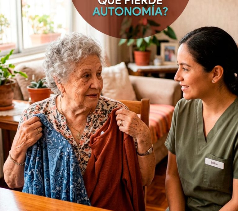 cuidar a un anciano que pierde autonomía