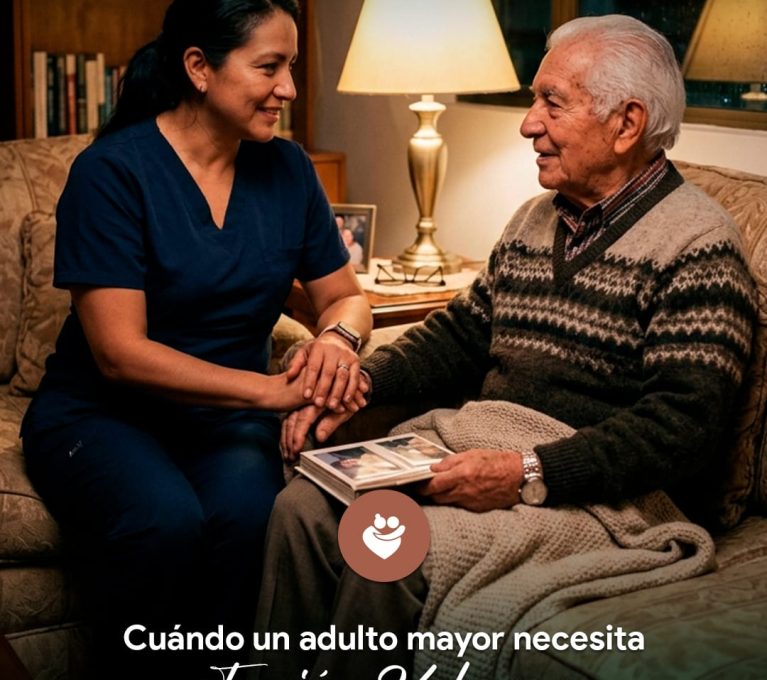 adulto mayor necesita atención 24 horas