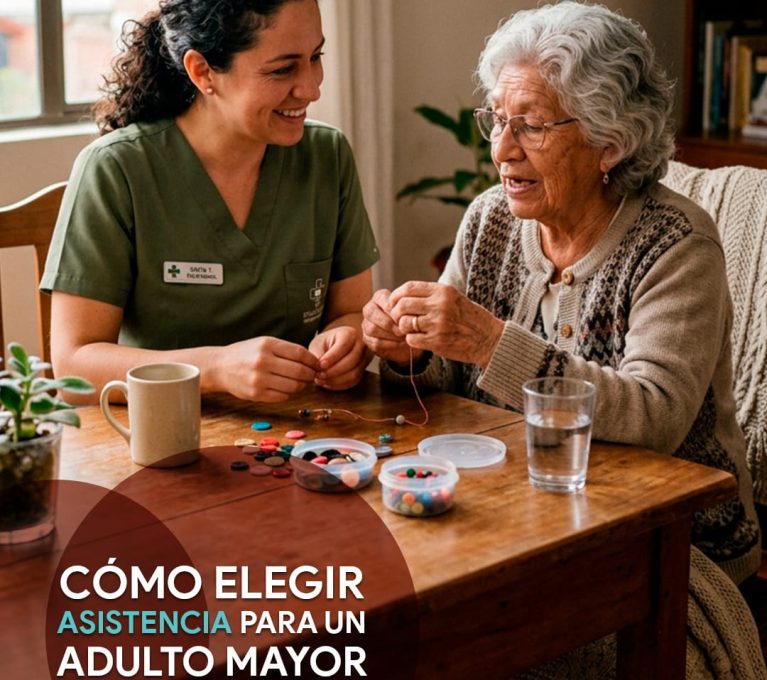 cómo elegir asistencia para un adulto mayor