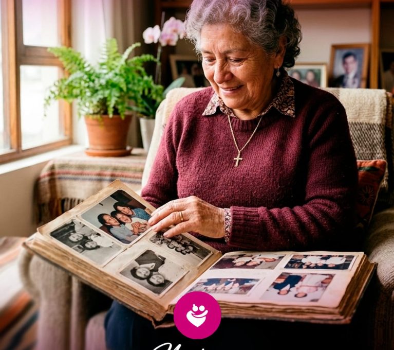 Mujer envejece con dignidad